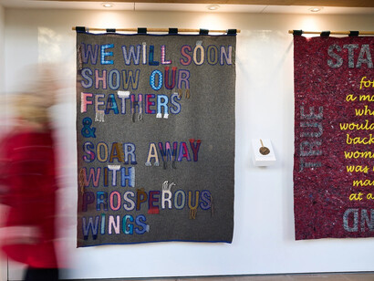 Deborah Rundle, Soar away, exhibition view. Courtesy of Yorkshire Sculpture Park