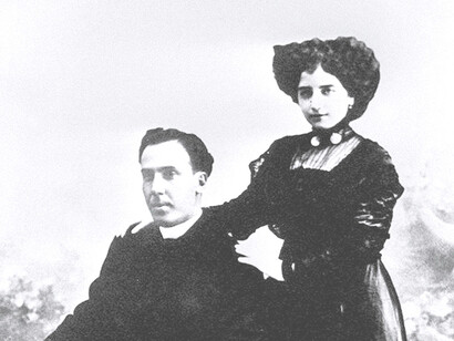 Antonio Machado y Leonor Izquierdo contrajeron matrimonio en el mes de julio de 1909