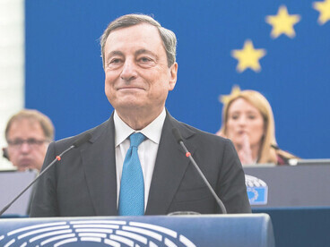 Mario Draghi, prime minister of Italy from February 2021 to October 2022