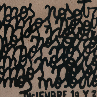 Taller Popular de Serigrafía, Somos nosotros chico (detalhe), 2002. Cortesia da MASP