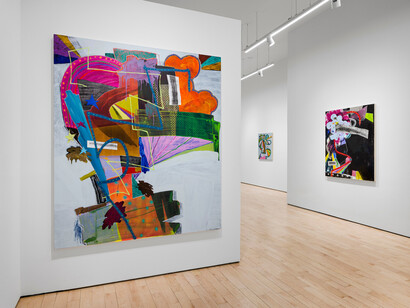 Shane Walsh, Shadow arcade, exhibition view. Courtesy of Asya Geisberg Gallery