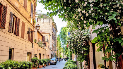 Via Margutta in Rome, Italy