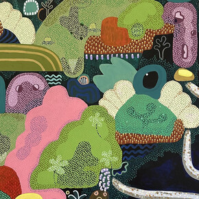 Glendon Cordell, The world within (detail). Courtesy of GR gallery