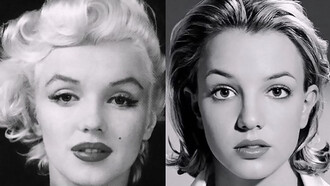 Marilyn Monroe and Britney Spears