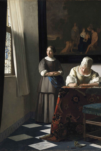Jan Vermeer, Donna che scrive