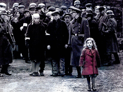 Scene from the movie Schindler's List by Steven Spielberg