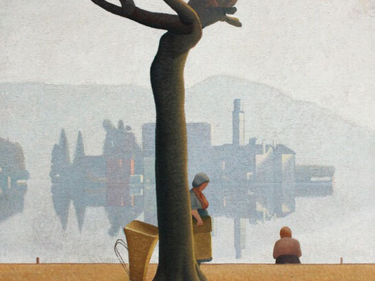 Antonio Calderara, L'Isola di San Giulio, 1935. Courtesy of MASI Lugano