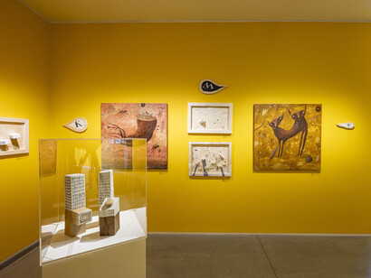 Fero Lipták, Meno, mesto, zviera, vec... (Name, city, animal, thing...), exhibition view. Courtesy of Danubiana