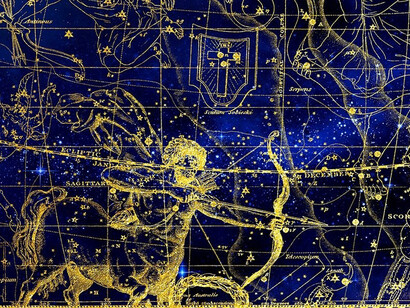 An illustrative depiction of the constellation capricorn, showcasing its celestial beauty