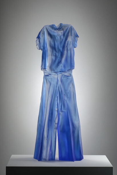 Erwin Wurm, Ice dress (substitutes), 2024. Courtesy of Baldwin Gallery