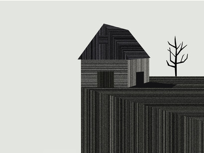Rennie Pilgrem, Barn, Original Giclee Edition, 36 x 27 cm