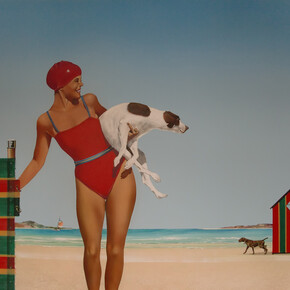 Mike Francis, Spot the Dog, Oil and acrylic on canvas, 127 x 152.5 cm