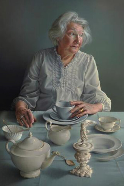 Miriam Escofet, "An Angel at my Table", Portrait of the artist’s mother, 2017