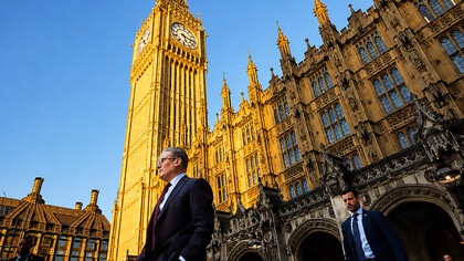
Prime Minister Keir Starmer arrives to attends in the Houses of Parliament in London, United Kingdom on 4 March 2025