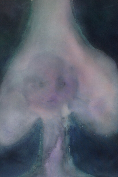 Enrico David, Fontanelle IV, 2014 Acrylic on canvas 33 1/2 x 31 1/2 inches 85 x 80 cm © the artist. Michael Werner Gallery, New York and London 