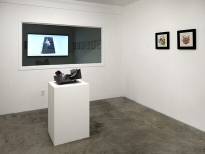 Various artists, Burn me! Exhibition view. Courtesy of The Box Gallery