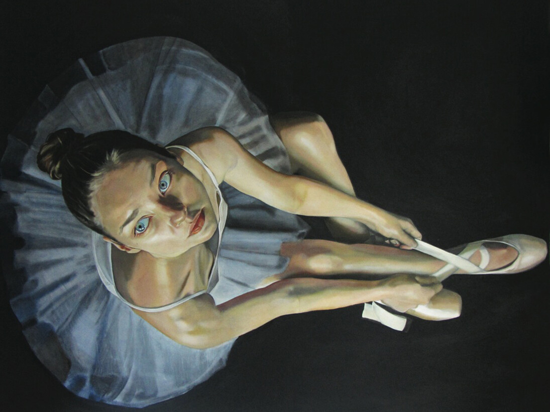 Katie Buckett, Ali, 2015, Oil on canvas, 122 x 153 cm