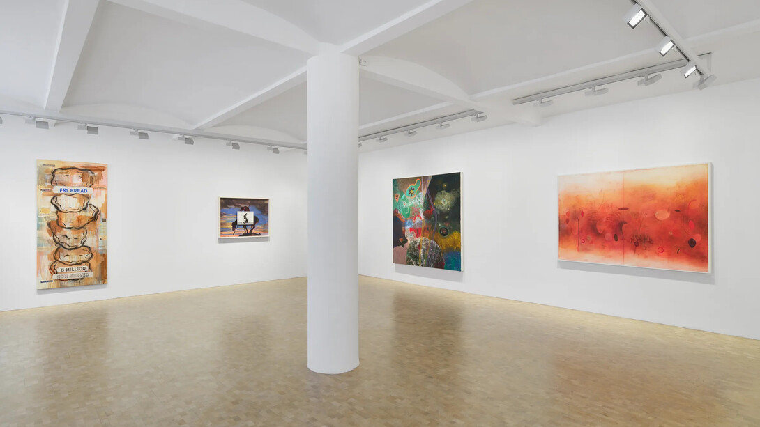 Various artists, Language between us, exhibition view. Courtesy of Pippy Houldsworth Gallery 