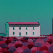 Pascale Ungerer, Lone house (detail). Courtesy of So Fine Art Editions