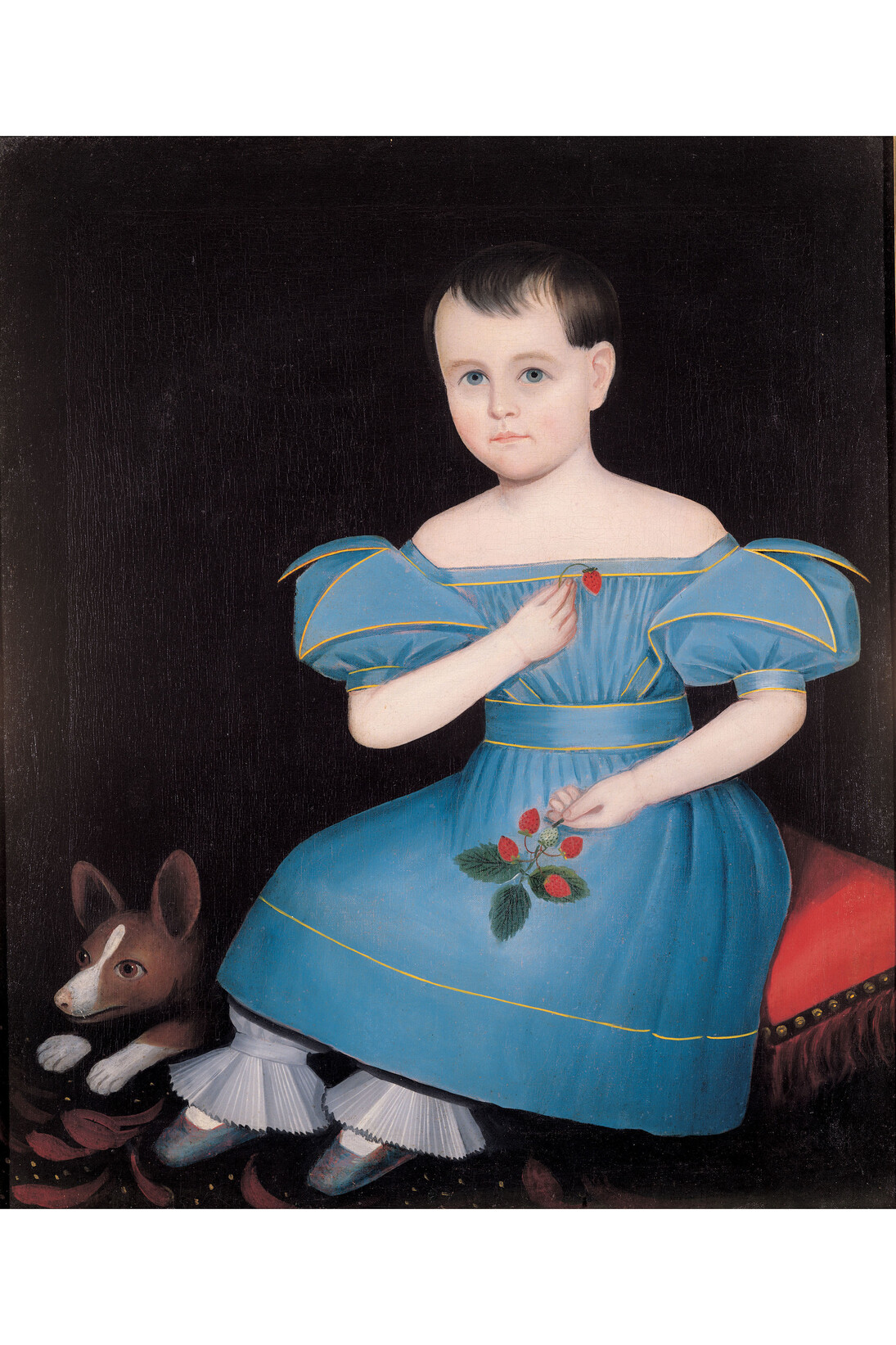 James Mairs Salisbury, Attributed to Ammi Phillips (1788–1865), Catskill, New York, c. 1835, Oil on canvas, 32 x 27" (39 11/16 x 34 5/8 x 3 1/8" with frame). Photo courtesy of the Barbara L. Gordon Collection