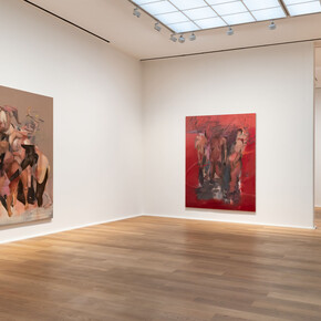 George Rouy, The bleed, part I, exhibition view. Courtesy of Hauser & Wirth 