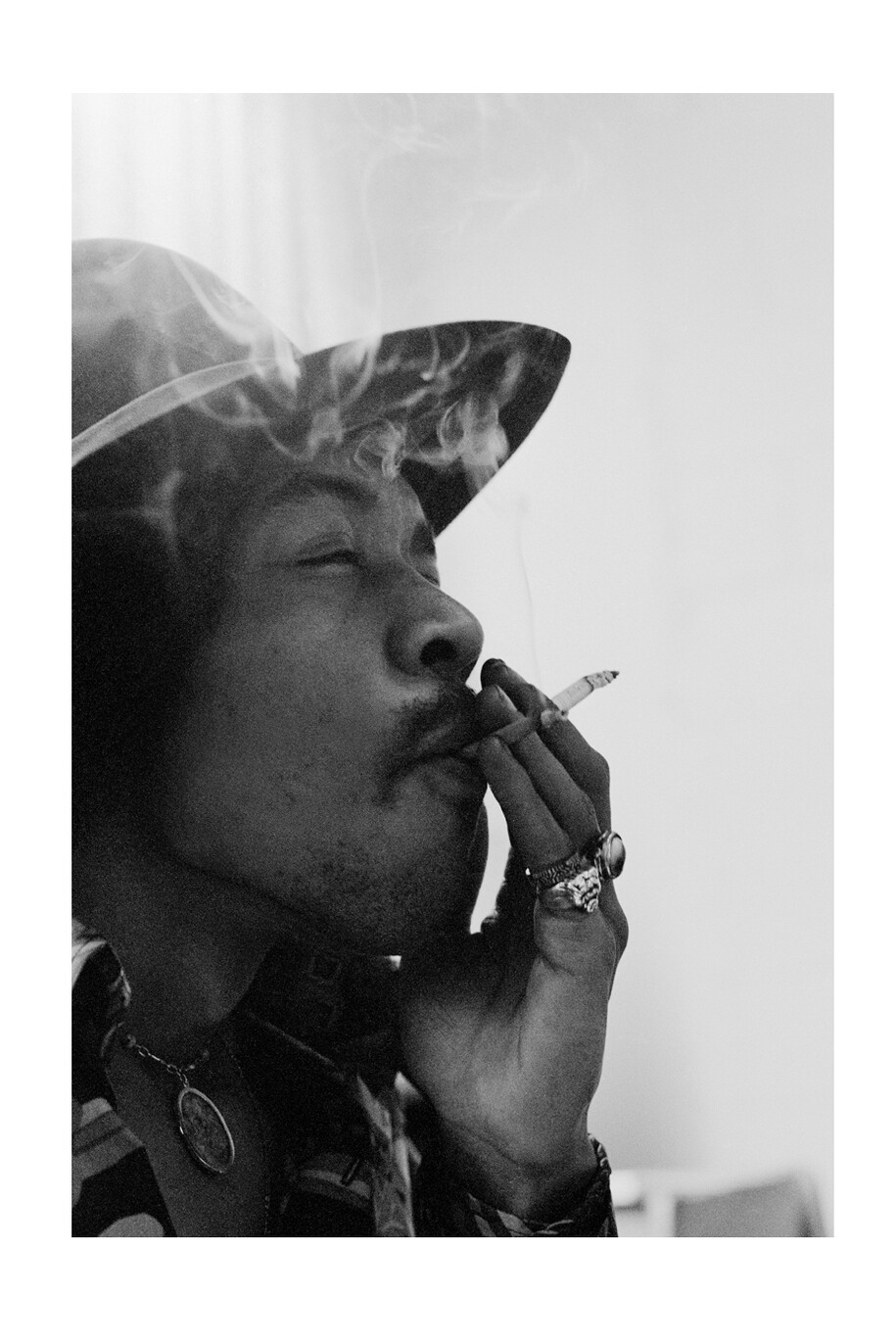 Jimi Hendrix at The Record Plant, NYC 1968