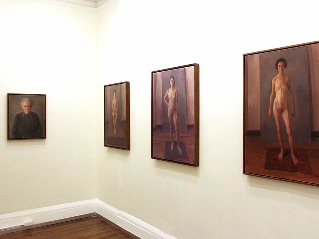 Wilbur Niewald. Recent Paintings, exhibition view. Courtesy of New York Studio School