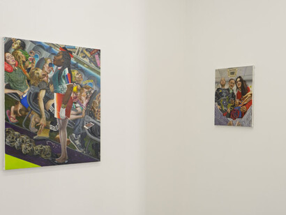 Marcos Carrasquer, Abra su maleta, vue d'exposition. Avec l'aimable autorisation de la Galerie Polaris