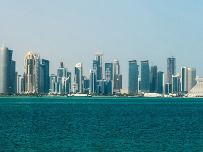 Buildings near the ocean