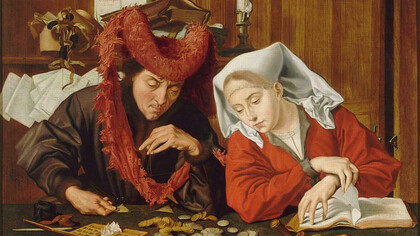 «El cambista y su mujer» (1538), Marinus van Reymerswale
