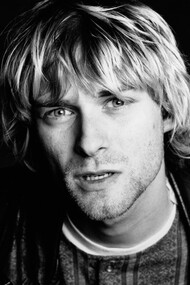 Kurt Cobain, Nirvana. Fotografia Charlie Hoselton, 1992