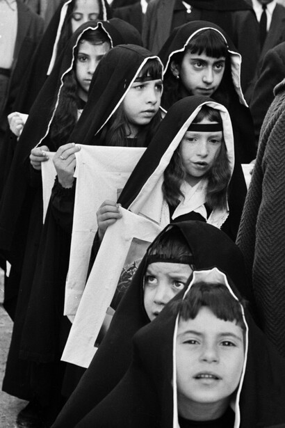 Processione dei misteri del venerdì Santo. Ciminna, 1964