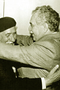 Leo Matiz y un abrazo interminable con Gabriel García Marquez,
Leo Matiz