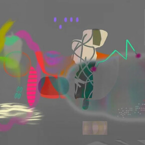 Yuna Ding, ((( slosh ))) (detail). Courtesy of treat gallery 