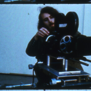 Morgan Fisher, Production Footage, 1971, 16mm film, colour and b&w, silent, 10 minutes © the artist, Courtesy Maureen Paley, London
