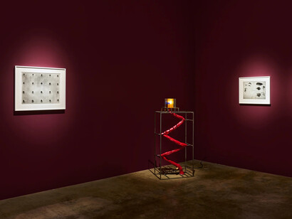 David Lynch, LA, exhibition view. Courtesy of Pace Gallery