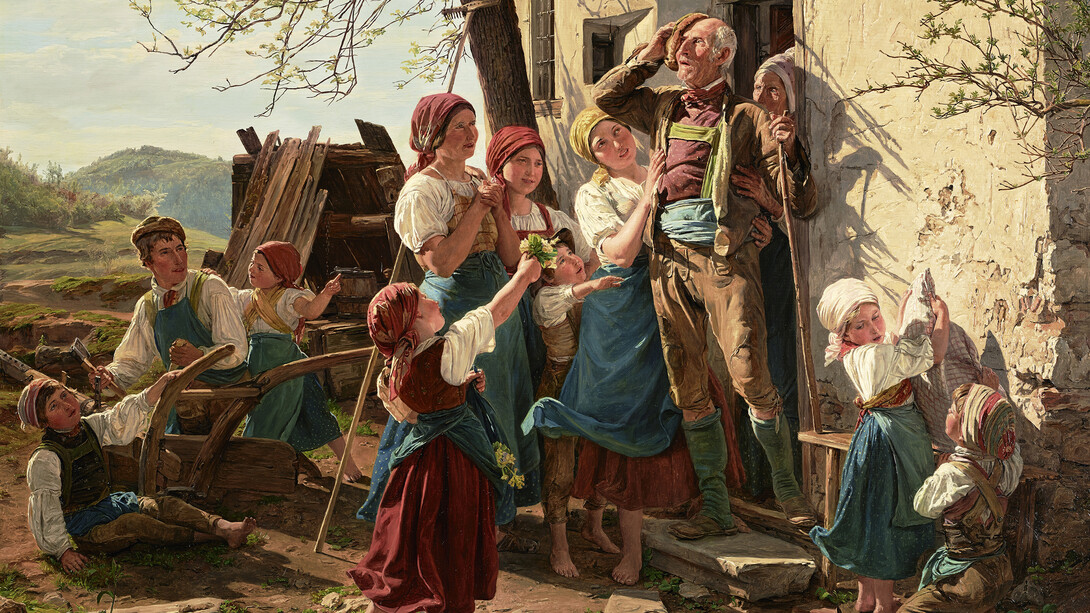 Ferdinand Georg Waldmüller, Wiedererstehen zu neuem Leben, 1852. Mit freundlicher genehmigung des Leopold Museums