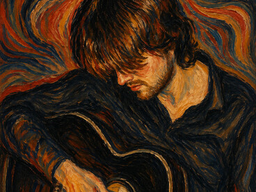 Roberto Fedriga, Autoritratto con chitarra