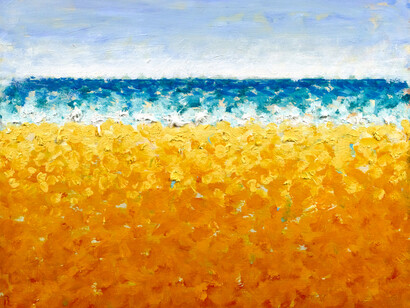Paul Resika, The beach #6 (detail), 2026. Courtesy of Bookstein Projects