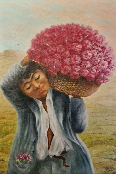 Marco Aurelio Aguilar Mata, Vendedor de flores