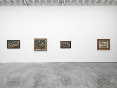 Installation view of Life in Death: Still Lifes and Select Masterworks of Chaim Soutine. Photograph by Christopher Burke. Courtesy of Paul Kasmin Gallery.