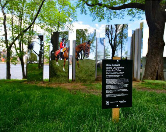 Island of Empirical Data and Other Fabrications, Exhibition view. Courtesy of Bronx Museum 