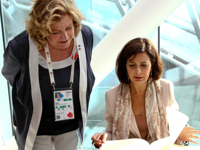 Diana Bracco e Laura Boldrini