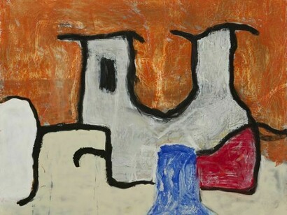 Webster, Chuck, Untitled, 2011-2012, Oil and spray paint on panel, 48 x 48 inches, 121.92 x 121.92 cm