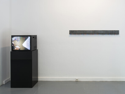 View of the exhibition of Avelino Sala "Walk to the end of the world". Image courtesy of ADN Gallery
