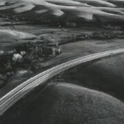 Terry Evans, Intersecting the Flint Hills, April, 1994, Archival Pigment Print, 30 x 30 inches