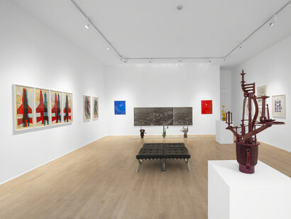 Stano Filko, Exhibition view. Courtesy of The Mayor Gallery