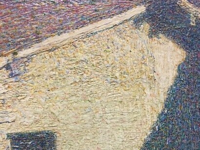 Giuseppe Pellizza da Volpedo, Sul fienile, dettaglio