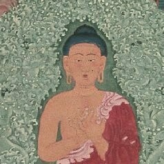 Imagen de Buda realizada en el siglo XVII por Chöying Dorje, el décimo Karmapa 