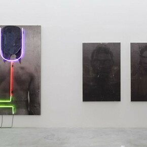 Brook Andrew, Exhibition view. Courtesy of galerie Nathalie Obadia